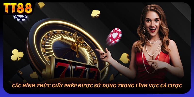 Các hình thức giấy phép được sử dụng trong lĩnh vực cá cược
