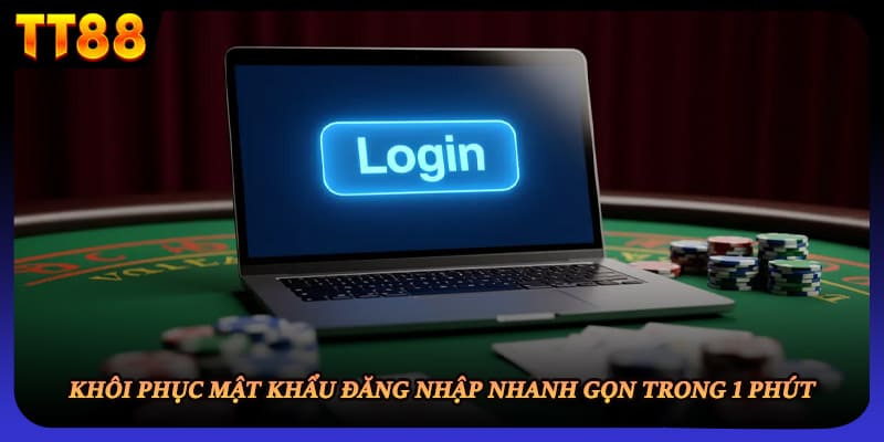 Khôi phục mật khẩu đăng nhập nhanh gọn trong 1 phút