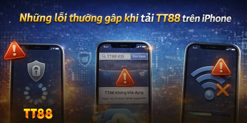 Những lỗi thường gặp khi tải TT88 trên iPhone
